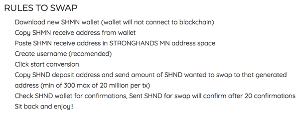 INSTRUCTIONS FOR 24H PRE SWAP EVENT StrongHands™ The Official Site of the StrongHands Coin™